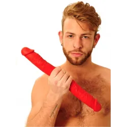 MK Toys Double gode Stretch N°33 42 x 5cm rouge